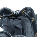 GUCCI GG Marmont Backpack Leather Black Gold 777253 Auth BA12395SAV-25