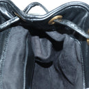 GUCCI GG Marmont Backpack Leather Black Gold 777253 Auth BA12395SAV-26