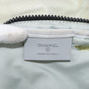 CHANEL Sports Line Waist bag Cotton Gray Silver CC Auth BA12396A-19