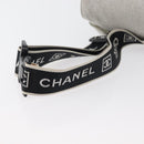 CHANEL Sports Line Waist bag Cotton Gray Silver CC Auth BA12396A-7