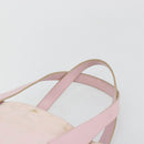 CHANEL New Travel Line Tote Bag Nylon Pink Gold CC Auth BA12398-8