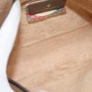 GUCCI GG Supreme Web Sherry Line Bag PVC Beige Gold 119 02 088 Auth BA12405-10