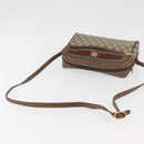 GUCCI GG Supreme Web Sherry Line Bag PVC Beige Gold 119 02 088 Auth BA12405-7