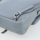 PRADA Backpack Leather Light Blue Silver Auth BA12406A-16