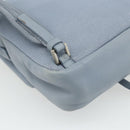 PRADA Backpack Leather Light Blue Silver Auth BA12406A-9