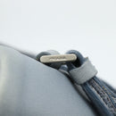 PRADA Backpack Leather Light Blue Silver Auth BA12406A-17