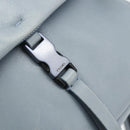 PRADA Backpack Leather Light Blue Silver Auth BA12406A-19