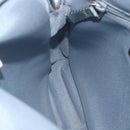 PRADA Backpack Leather Light Blue Silver Auth BA12406A-22