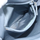 PRADA Backpack Leather Light Blue Silver Auth BA12406A-24