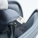 PRADA Backpack Leather Light Blue Silver Auth BA12406A-27