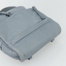 PRADA Backpack Leather Light Blue Silver Auth BA12406A-6