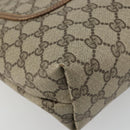 GUCCI GG Supreme Web Sherry Line Tote Bag PVC Beige Red 39 02 003 Auth BA12408-11