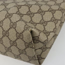 GUCCI GG Supreme Web Sherry Line Tote Bag PVC Beige Red 39 02 003 Auth BA12408-12
