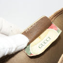 GUCCI GG Supreme Web Sherry Line Tote Bag PVC Beige Red 39 02 003 Auth BA12408-21
