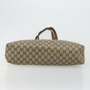 GUCCI GG Supreme Tote Bag PVC Beige Gold 39 02 061 Auth BA12409-5