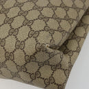 GUCCI GG Supreme Tote Bag PVC Beige Gold 39 02 061 Auth BA12409-15