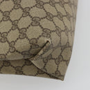 GUCCI GG Supreme Tote Bag PVC Beige Gold 39 02 061 Auth BA12409-9