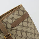 GUCCI GG Supreme Tote Bag PVC Beige Gold 39 02 061 Auth BA12409-10