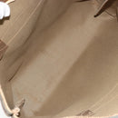 GUCCI GG Supreme Tote Bag PVC Beige Gold 39 02 061 Auth BA12409-11