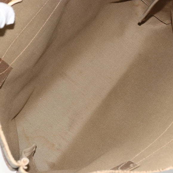 GUCCI GG Supreme Tote Bag PVC Beige Gold 39 02 061 Auth BA12409