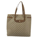 GUCCI GG Supreme Tote Bag PVC Beige Gold 39 02 061 Auth BA12409-13