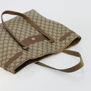 GUCCI GG Supreme Tote Bag PVC Beige Gold 39 02 061 Auth BA12409-6