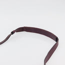 GIVENCHY Nightingale Hand Bag Leather 2way Purple Gold Auth BA12411A-14