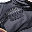 GIVENCHY Nightingale Hand Bag Leather 2way Purple Gold Auth BA12411A-19