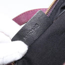 GIVENCHY Nightingale Hand Bag Leather 2way Purple Gold Auth BA12411A-12