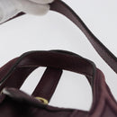 GIVENCHY Nightingale Hand Bag Leather 2way Purple Gold Auth BA12411A-8