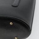 MCM Tote Bag Leather Black Gold Auth BA12413A-15