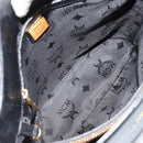 MCM Tote Bag Leather Black Gold Auth BA12413A-10