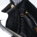 MCM Tote Bag Leather Black Gold Auth BA12413A-19