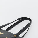 MCM Tote Bag Leather Black Gold Auth BA12413A-8