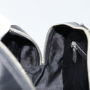 Salvatore Ferragamo Gancini Hand Bag Leather Black Silver Auth BA12414A-19