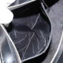 Salvatore Ferragamo Gancini Hand Bag Leather Black Silver Auth BA12414A-21