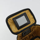 Gianni Versace Vanity Cosmetic Pouch Coated Canvas Yellow Gold Auth BA12417A-10