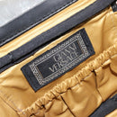 Gianni Versace Vanity Cosmetic Pouch Coated Canvas Yellow Gold Auth BA12417A-18