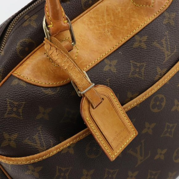 LOUIS VUITTON Monogram Deauville Hand Bag M47270 LV Auth BA12418