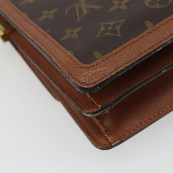 LOUIS VUITTON Monogram Raspail Shoulder Bag M51372 LV Auth BA12420