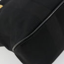 Salvatore Ferragamo Hand Bag Nylon Black Gold Auth BA12422-16