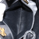 Salvatore Ferragamo Hand Bag Nylon Black Gold Auth BA12422-20