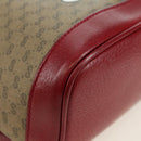 GUCCI Micro GG Supreme Doraemon Backpack PVC Beige Gold 647816 Auth BA12426M-13