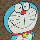 GUCCI Micro GG Supreme Doraemon Backpack PVC Beige Gold 647816 Auth BA12426M-17