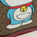 GUCCI Micro GG Supreme Doraemon Backpack PVC Beige Gold 647816 Auth BA12426M-18