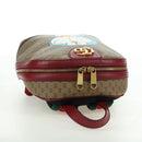 GUCCI Micro GG Supreme Doraemon Backpack PVC Beige Gold 647816 Auth BA12426M-6