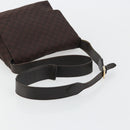 GUCCI GG Canvas Shoulder Bag Nylon Outlet Brown Gold 272351 Auth BA12428-7