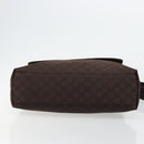 GUCCI GG Canvas Shoulder Bag Nylon Outlet Brown Gold 272351 Auth BA12428-5