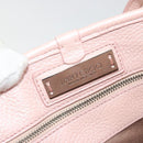 Jimmy Choo Tote Bag Leder Pink Silber Auth BA12429A-17