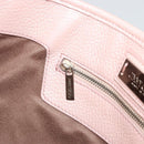 Jimmy Choo Tote Bag Leder Pink Silber Auth BA12429A-20